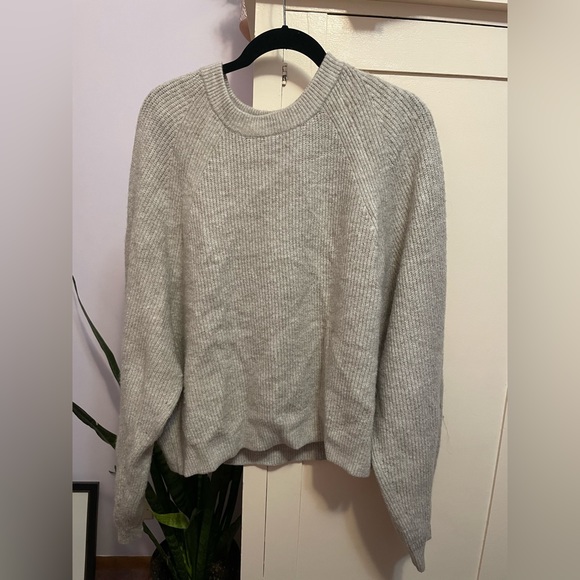 ASOS Cream Fluffy Sweater - Picture 2 of 3